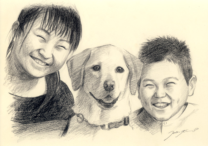 犬肖像画06